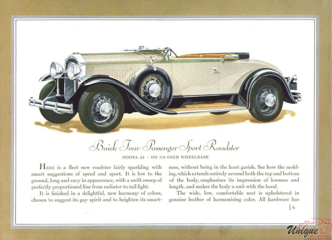 1930 Buick Brochure Page 9